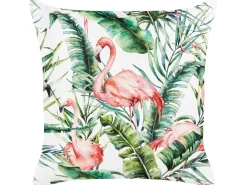 Set di 2 cuscini da esterno ELLERA Trama animale 45 x 45 cm Verde