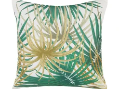 Set di 2 cuscini da esterno GAIANA Trama di piante 45 x 45 cm Verde