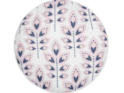 Set di 2 cuscini da esterno TORRETTA Trama di piante 40 x 40 cm Bianco sporco
