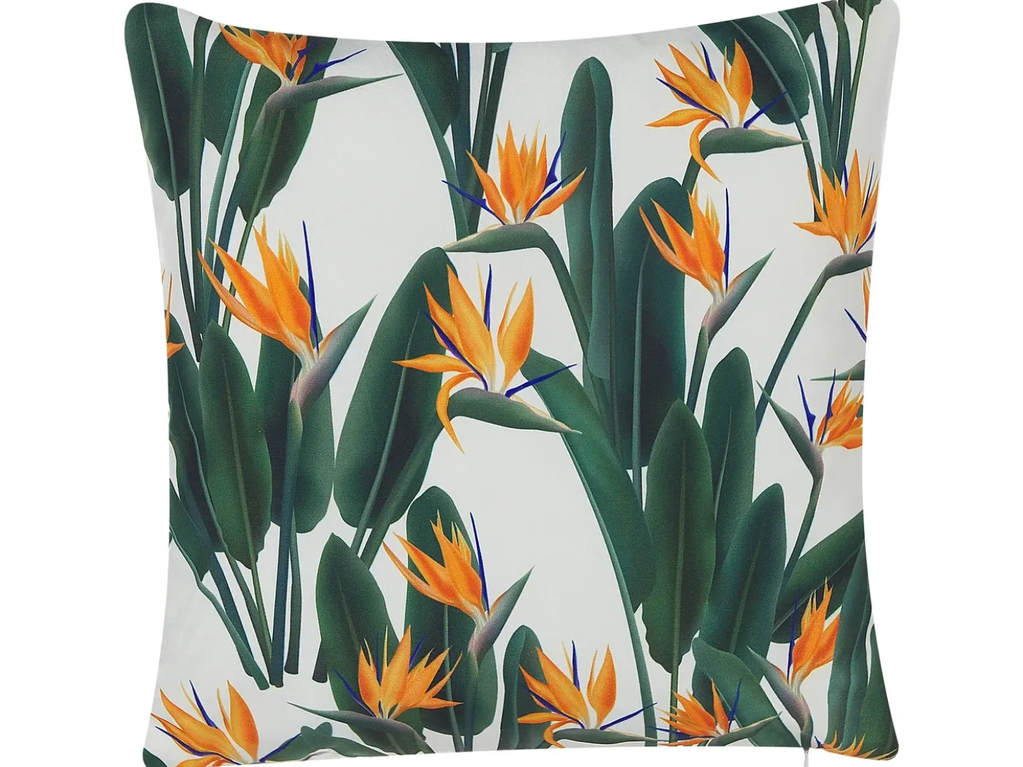 Set di 2 cuscini da esterno TSOTYLI Trama floreale 45 x 45 cm Verde