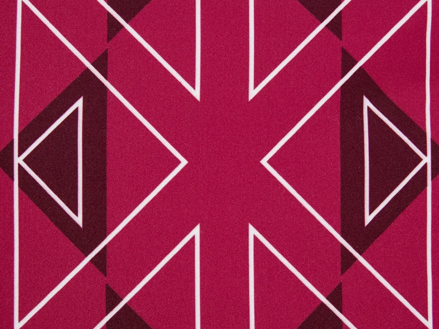 Set di 2 cuscini da esterno MEZZANO Trama geometrica 40 x 40 cm Rosa
