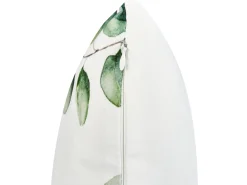 Set di 2 cuscini da esterno BOSQUE Trama di piante 45 x 45 cm Verde