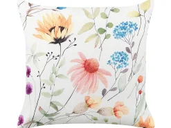 Set di 2 cuscini da esterno MONESI Trama floreale 45 x 45 cm Multicolore