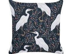 Set di 2 cuscini da esterno PIANAZZO Trama animale 45 x 45 cm Nero
