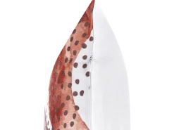 Set di 2 cuscini da esterno SEBORGA Trama astratta 40 x 60 cm Marrone