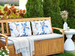 Set di 2 cuscini da esterno VEREZZI Trama floreale 40 x 60 cm Multicolore