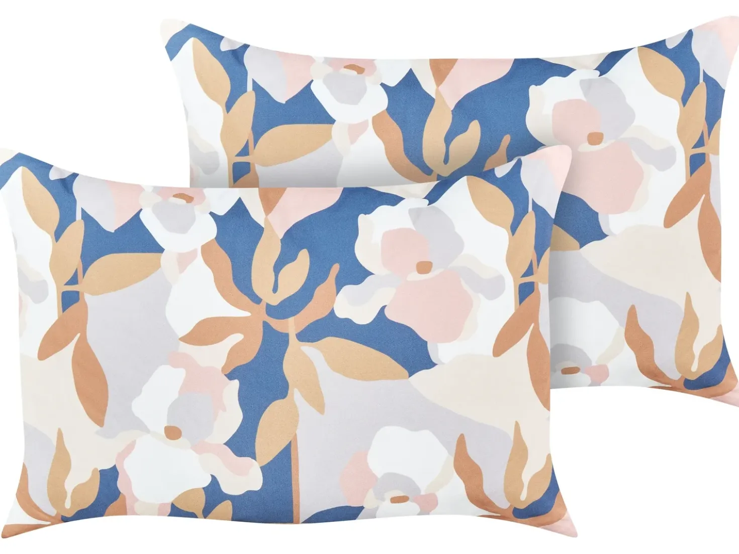 Set di 2 cuscini da esterno VEREZZI Trama floreale 40 x 60 cm Multicolore