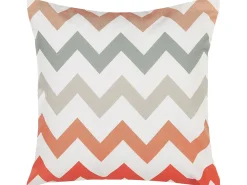 Set di 2 cuscini da esterno LAGARO Trama Chevron 45 x 45 cm Multicolore