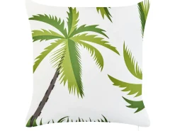 Set di 2 cuscini da esterno SEASIDE Trama di piante 45 x 45 cm Verde