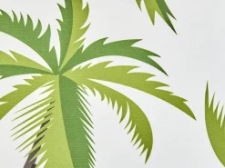 Set di 2 cuscini da esterno SEASIDE Trama di piante 45 x 45 cm Verde