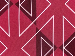 Set di 2 cuscini da esterno MEZZANO Trama geometrica 40 x 60 cm Fucsia