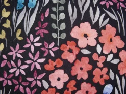 Set di 2 cuscini da esterno CASTELARO Trama floreale 40 x 40 cm Multicolore