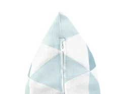 Set di 2 cuscini da esterno TRIFOS Trama geometrica 40 x 70 cm Blu