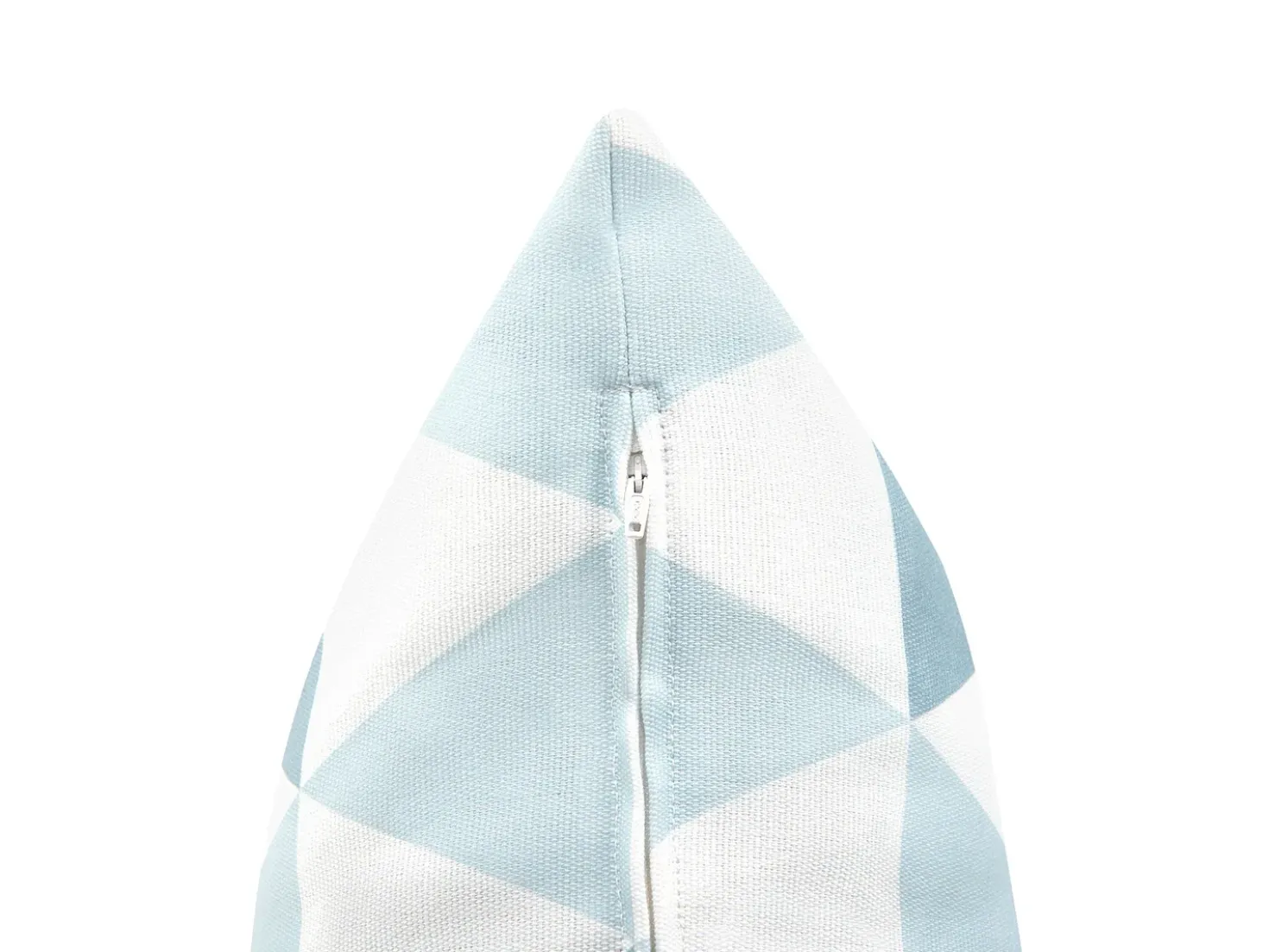 Set di 2 cuscini da esterno TRIFOS Trama geometrica 40 x 70 cm Blu