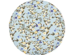 Set di 2 cuscini da esterno VALLORIA Trama floreale 40 x 40 cm Azzurro