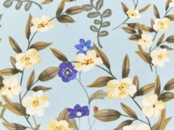 Set di 2 cuscini da esterno VALLORIA Trama floreale 40 x 40 cm Azzurro