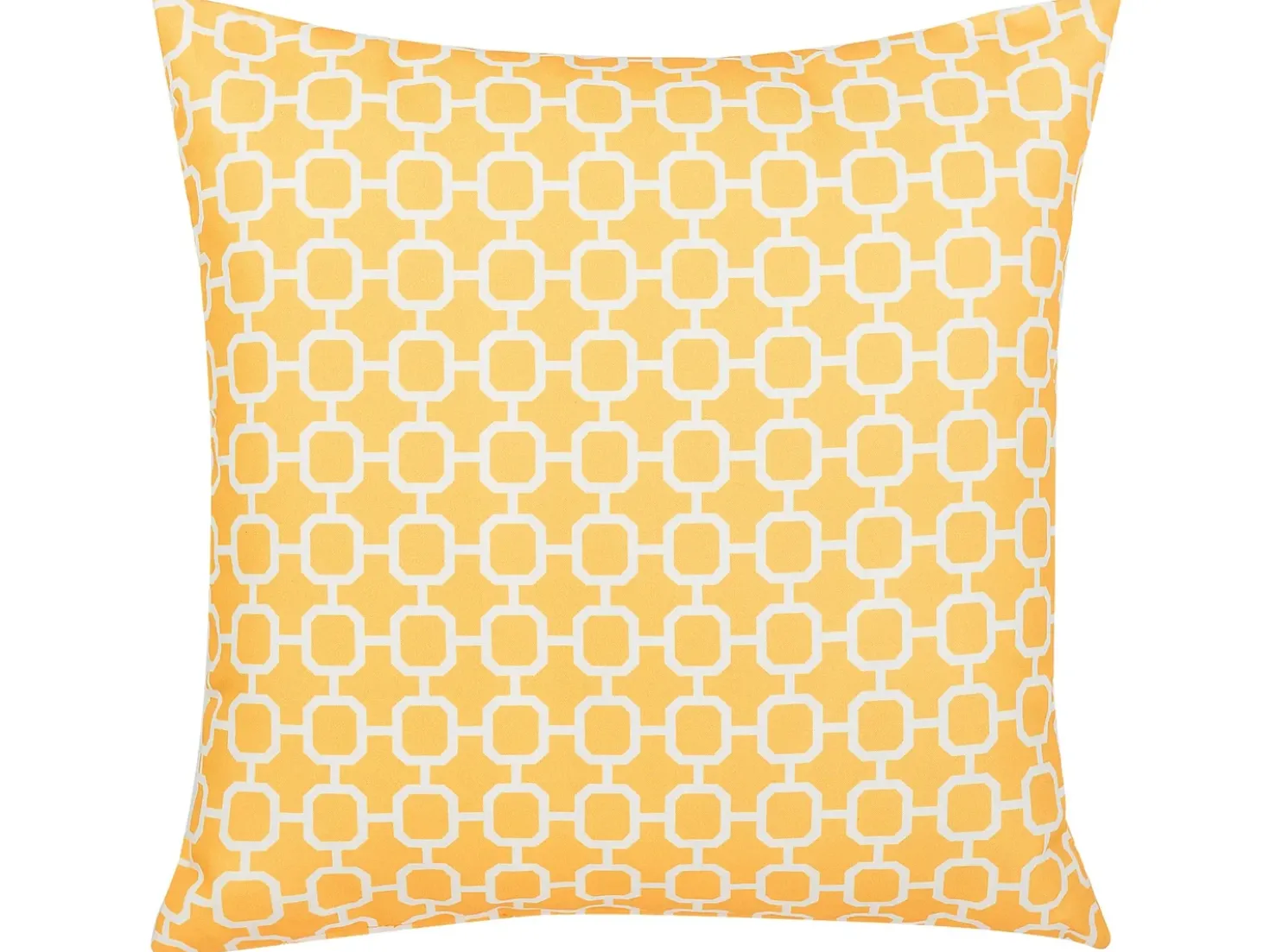 Set di 2 cuscini da esterno ASTAKOS Trama geometrica 40 x 40 cm Giallo