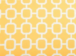 Set di 2 cuscini da esterno ASTAKOS Trama geometrica 40 x 40 cm Giallo