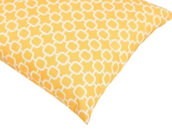 Set di 2 cuscini da esterno ASTAKOS Trama geometrica 40 x 40 cm Giallo