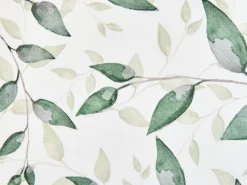 Set di 2 cuscini da esterno FLYLEAF Trama di piante 45 x 45 cm Verde
