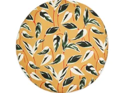 Set di 2 cuscini da esterno TAGGIA Trama di piante 40 x 40 cm Giallo
