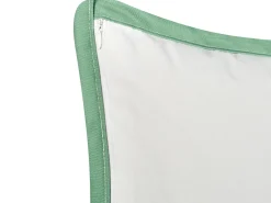 Set di 2 cuscini da esterno MEADOW Trama di piante 45 x 45 cm Verde