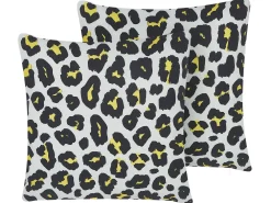 Set di 2 cuscini da esterno KARDITSA Trama animale 45 x 45 cm Multicolore