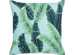 Set di 2 cuscini da esterno BOISSANO Trama di piante 45 x 45 cm Verde