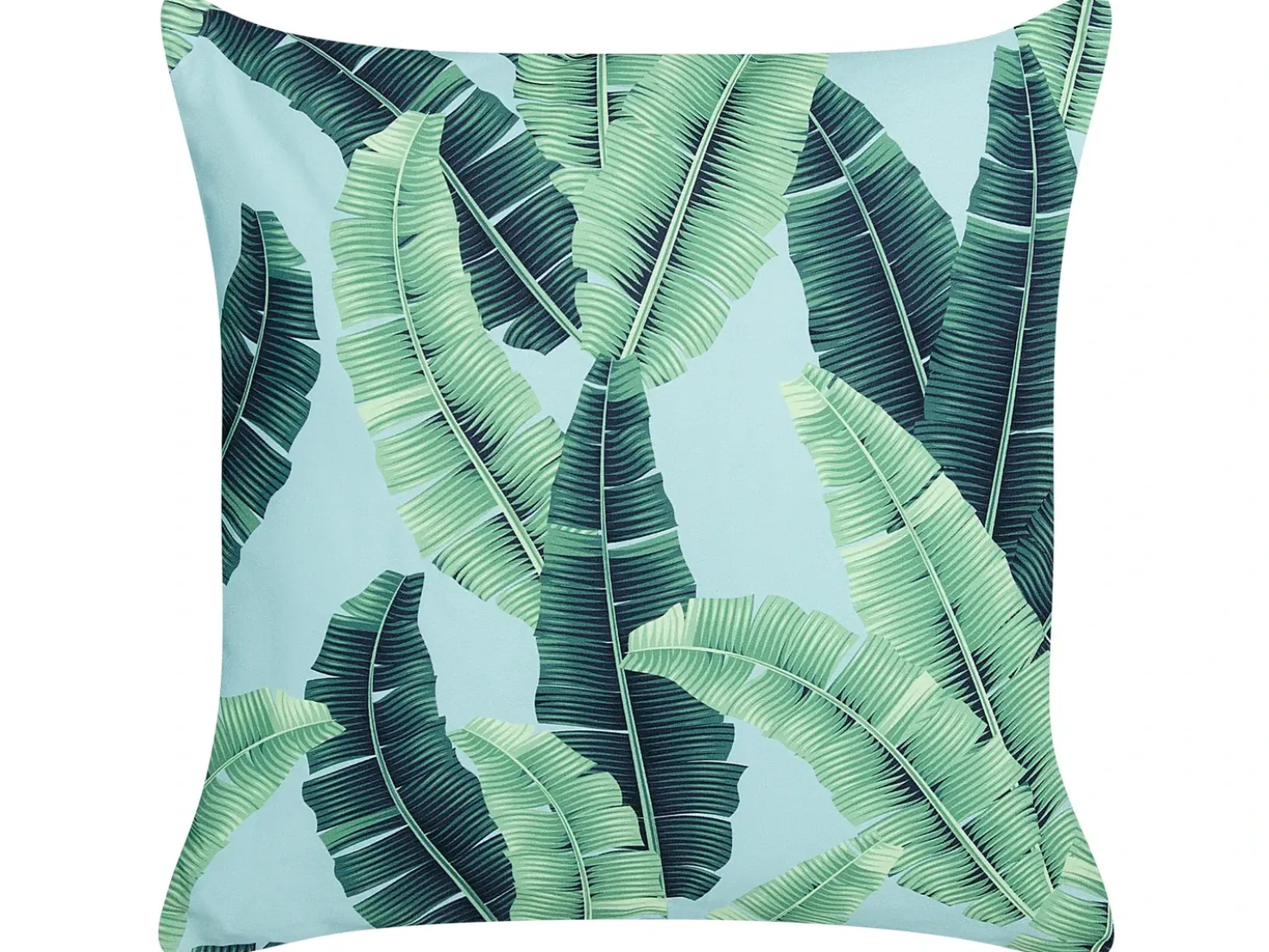 Set di 2 cuscini da esterno BOISSANO Trama di piante 45 x 45 cm Verde