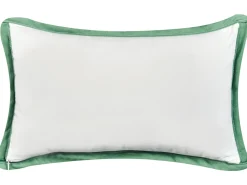 Set di 2 cuscini da esterno MEADOW Trama di piante 30 x 50 cm Verde