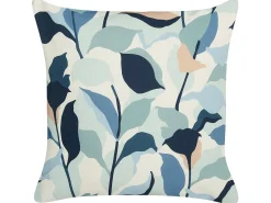 Set di 2 cuscini da esterno VEGLINO Trama di piante 45 x 45 cm Blu