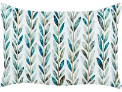 Set di 2 cuscini da esterno LOANO Trama di piante 40 x 60 cm Verde