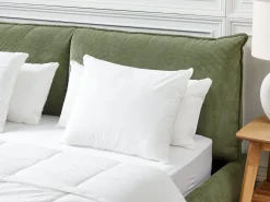 Set di 2 cuscini da letto TRIGLAV Alto Poliestere 50 x 60 cm Bianco