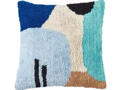 Set di 2 cuscini DAHLIA Cotone 45 x 45 cm Multicolore Trama geometrica