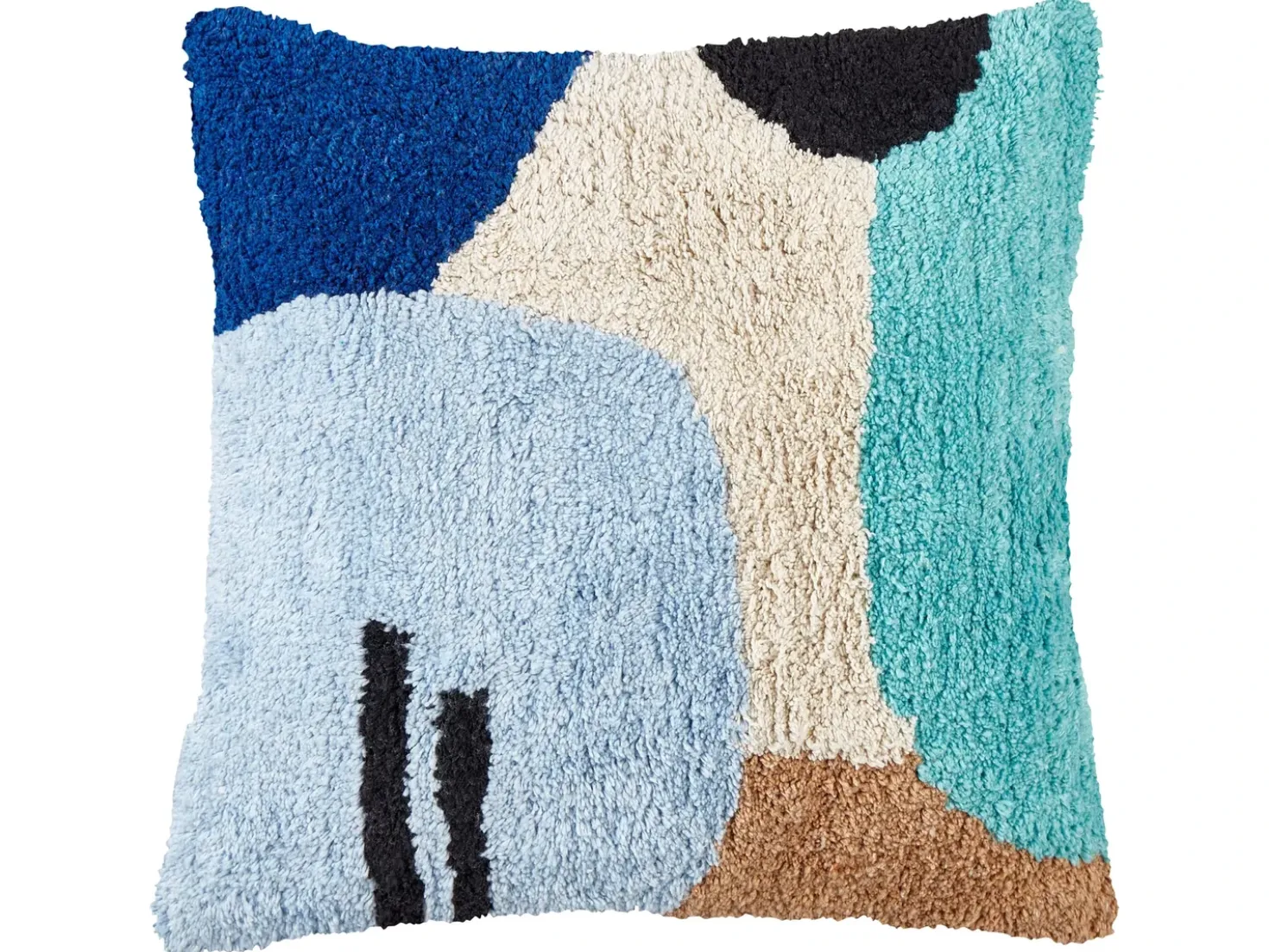 Set di 2 cuscini DAHLIA Cotone 45 x 45 cm Multicolore Trama geometrica