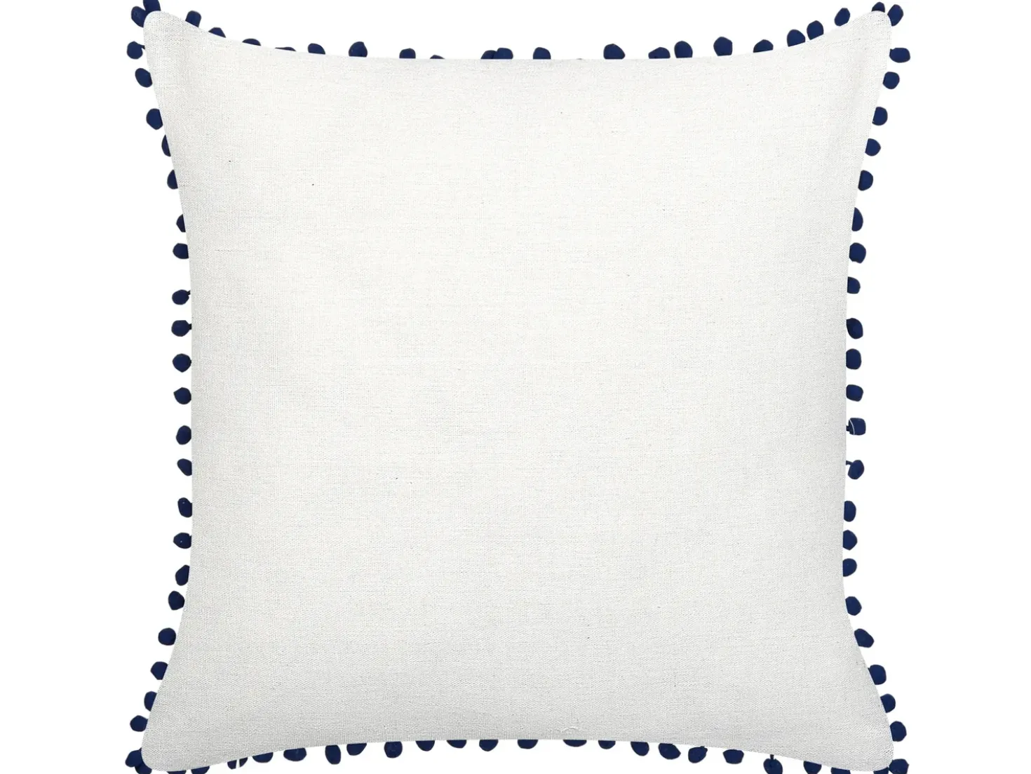 Set di 2 cuscini DANDELION 45 x 45 cm Blu scuro Trama di piante