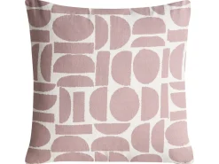 Set di 3 cuscini decorativi PENTACE Cotone 30 x 50 cm 45 x 45 cm Rosa Tinta unita