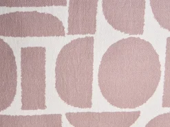 Set di 3 cuscini decorativi PENTACE Cotone 30 x 50 cm 45 x 45 cm Rosa Tinta unita