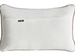 Set di 3 cuscini decorativi PENTACE Cotone 30 x 50 cm 45 x 45 cm Rosa Tinta unita