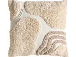 Set di 3 cuscini decorativi ALSTONIA Cotone 30 x 50 cm 45 x 45 cm Verde Trama astratta
