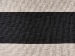 Set di 3 cuscini decorativi MERBAU Cotone 45 x 45 cm Nero/Beige Trama astratta