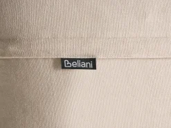 Set di 3 cuscini decorativi MERBAU Cotone 45 x 45 cm Nero/Beige Trama astratta