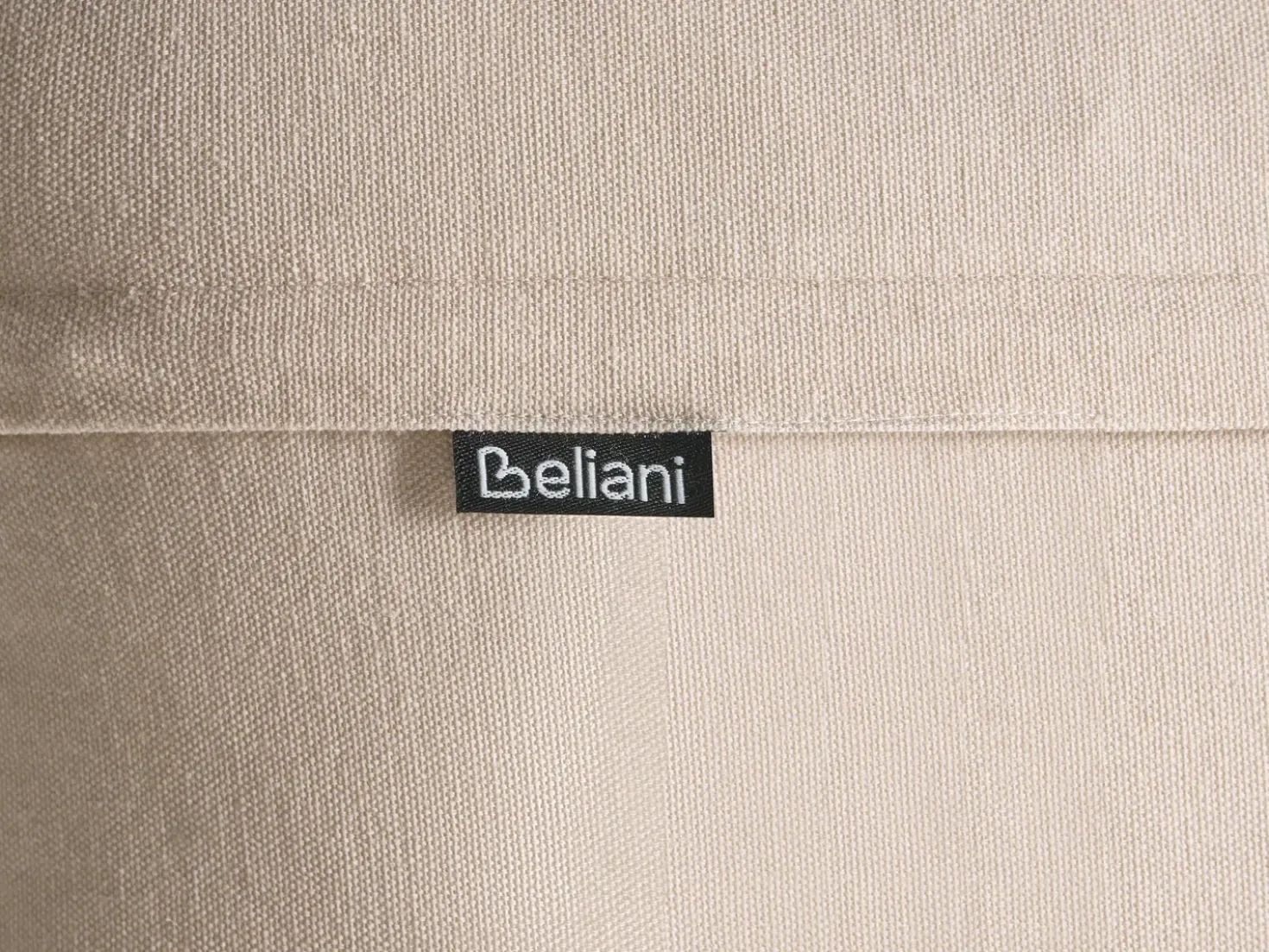 Set di 3 cuscini decorativi MERBAU Cotone 45 x 45 cm Nero/Beige Trama astratta