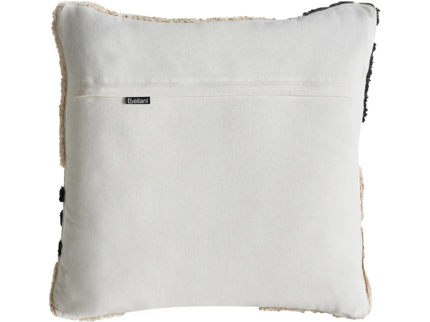 Set di 3 cuscini decorativi ALSTONIA Cotone 30 x 50 cm 45 x 45 cm Nero Trama astratta