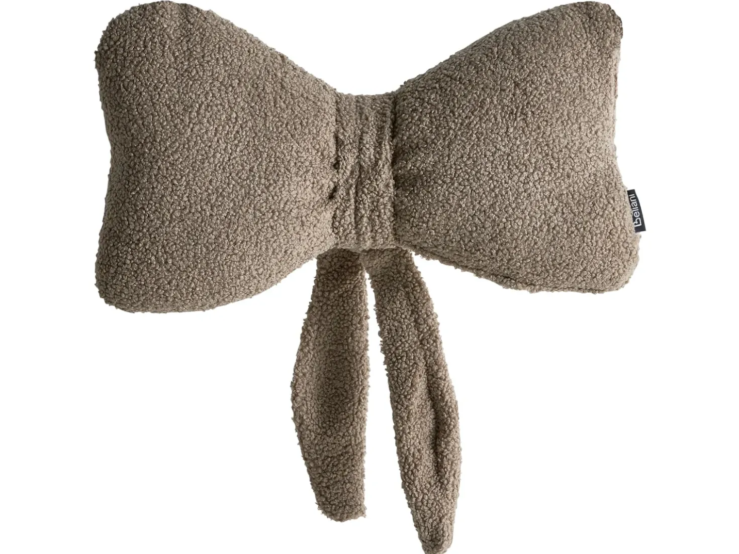 Set di 3 cuscini decorativi WINTERLAND Bouclé 30 x 35 cm 45 x 25 cm Tortora Modello natalizio