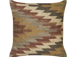 Set di 2 cuscini DEEPOR Iuta 45 x 45 cm Multicolore Trama orientale