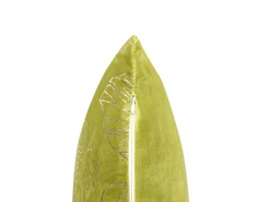Set di 2 cuscini DELICIOSA Velluto 45 x 45 cm Verde chiaro Trama di piante