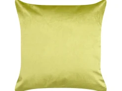 Set di 2 cuscini DELICIOSA Velluto 45 x 45 cm Verde chiaro Trama di piante