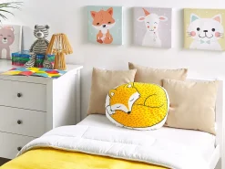 Set di 2 cuscini DHANBAD Cotone 50 x 40 cm Giallo Volpe