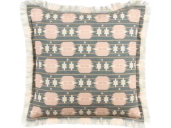 Set di 2 cuscini DIANTHUS 60 x 60 cm Multicolore Trama geometrica
